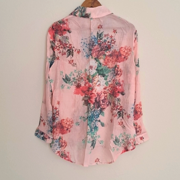 Floral Long Sleeve Top size S - Picture 5 of 9